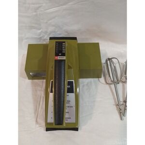 Sears Kenmore 5 Speed Mixer Avocado Green Model 400 828800 with Beaters and Base